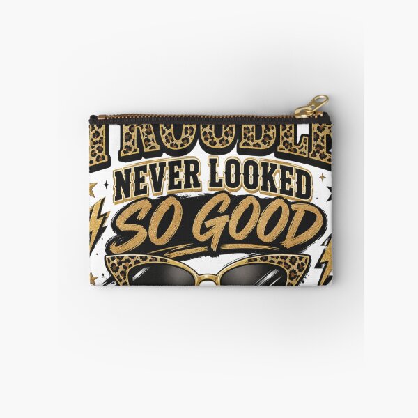 Item preview, Trouble Never Looked So Good – Sassy Leopard Print Glam Design designed and sold by SoulThread Studio.