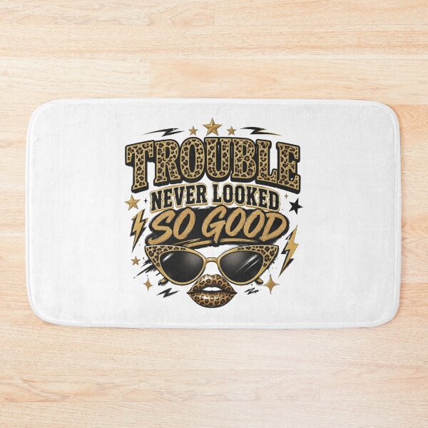 Item preview, Trouble Never Looked So Good – Sassy Leopard Print Glam Design designed and sold by SoulThread Studio.