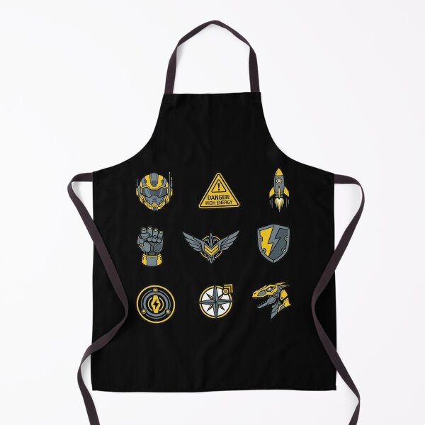 Item preview, Sci-Fi Mecha Badges Cyberpunk Tactical Yellow Gamer Sticker Pack designed and sold by mood-draftsman.