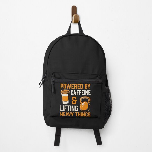 Item preview, Powered By Caffeine And Lifting - Fitness Coffee Weightlifting designed and sold by SplashTastic.