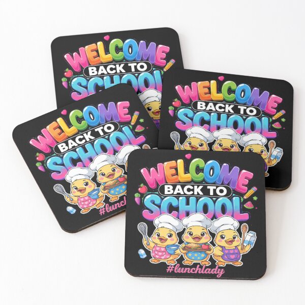Item preview, Welcome Back to School Lunch Lady Cute Duck Chef Colorful School designed and sold by Zizo-DR44.