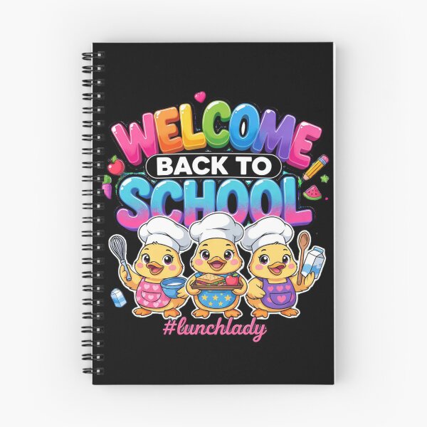 Item preview, Welcome Back to School Lunch Lady Cute Duck Chef Colorful School designed and sold by Zizo-DR44.