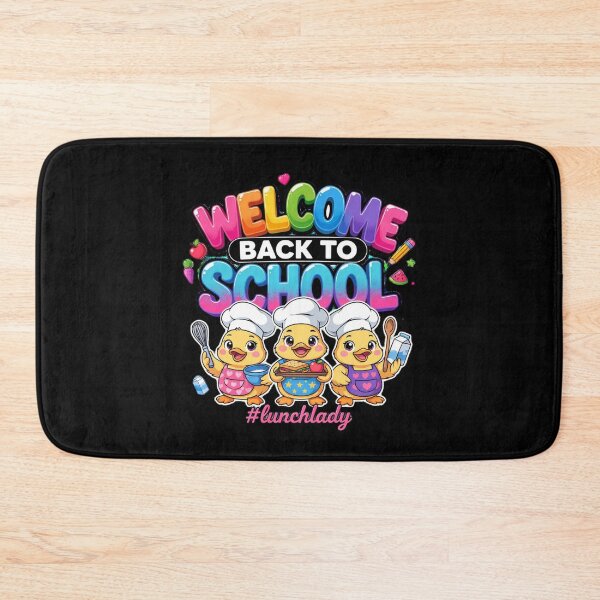 Item preview, Welcome Back to School Lunch Lady Cute Duck Chef Colorful School designed and sold by Zizo-DR44.