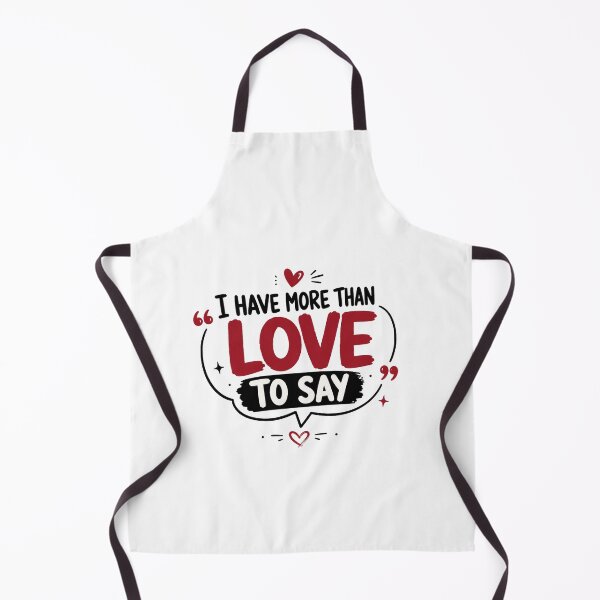 Item preview, I Have More Than Love to Say – Romantic Love Quote Design designed and sold by Lovestickerco.