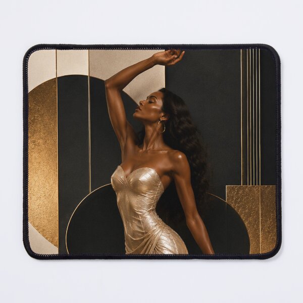 Item preview, Golden Art Deco Elegance designed and sold by aurelixagency.