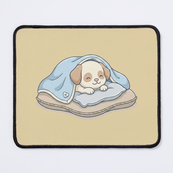 Item preview, Cute Sleeping Puppy Cozy Dog Under Blanket Kawaii Illustration designed and sold by Indraokta22.