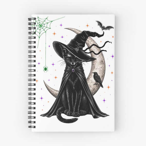 Item preview, BLACK CAT WITCH HALLOWEEN MOON designed and sold by OskarTrendz.