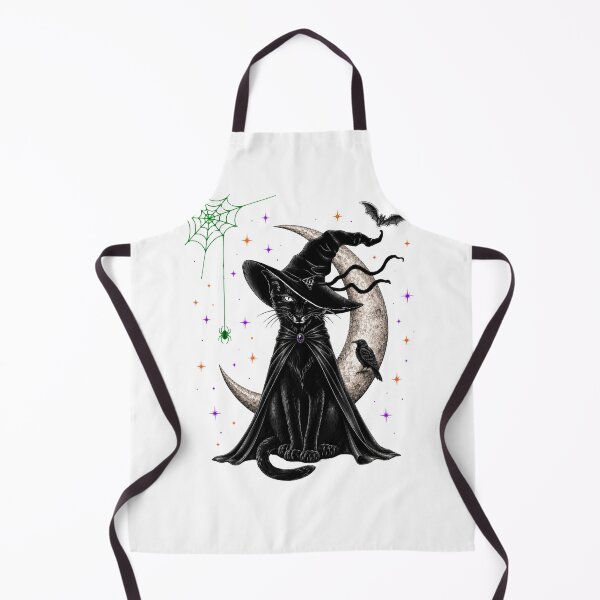 Item preview, BLACK CAT WITCH HALLOWEEN MOON designed and sold by OskarTrendz.