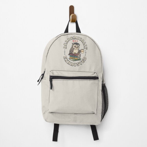 Item preview, Academically Exhausted - Tired Student College Humor Owl designed and sold by SplashTastic.