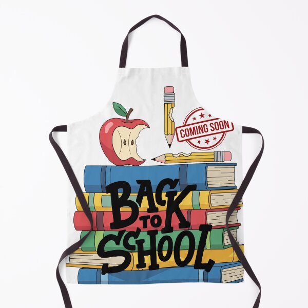Item preview, Back to School Books Apple and Pencils Coming Soon designed and sold by V8Green.