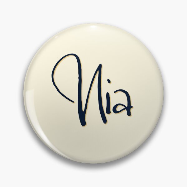 Item preview, NIA personalized type design designed and sold by CharlottePlaceArt.