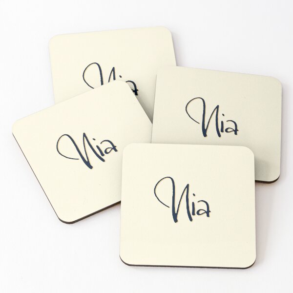 Item preview, NIA personalized type design designed and sold by CharlottePlaceArt.