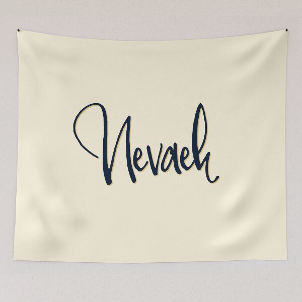 Item preview, NEVAEH personalized type design designed and sold by CharlottePlaceArt.