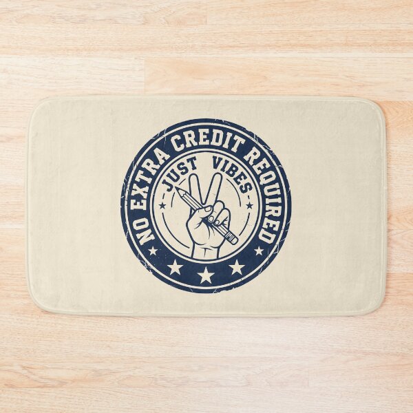 Item preview, No Extra Credit Required - Teacher Student Back To School designed and sold by SplashTastic.