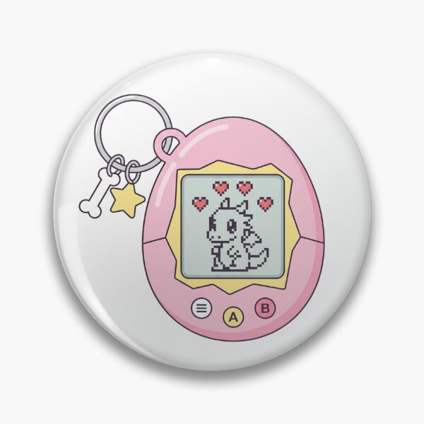 Item preview, Cute Tamagotchi Virtual Pet Baby Dragon Pixel 90s Y2K Aesthetic designed and sold by mood-draftsman.