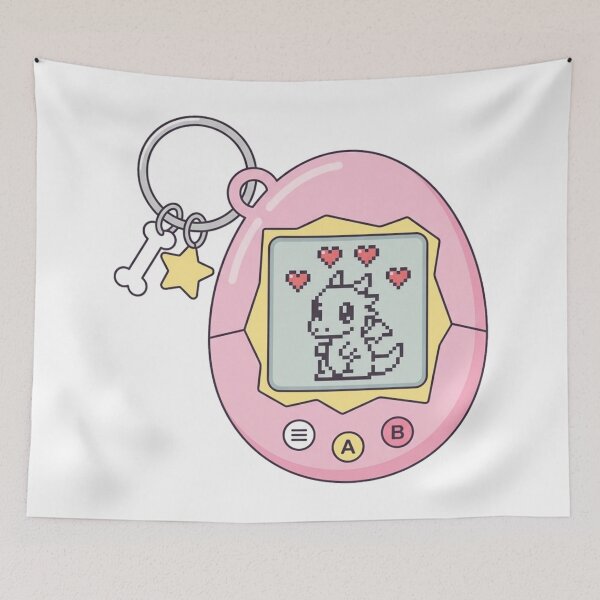 Item preview, Cute Tamagotchi Virtual Pet Baby Dragon Pixel 90s Y2K Aesthetic designed and sold by mood-draftsman.