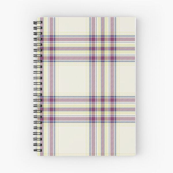Item preview, Cream Plaid Tartan Burgundy Blue designed and sold by Zaya_art.