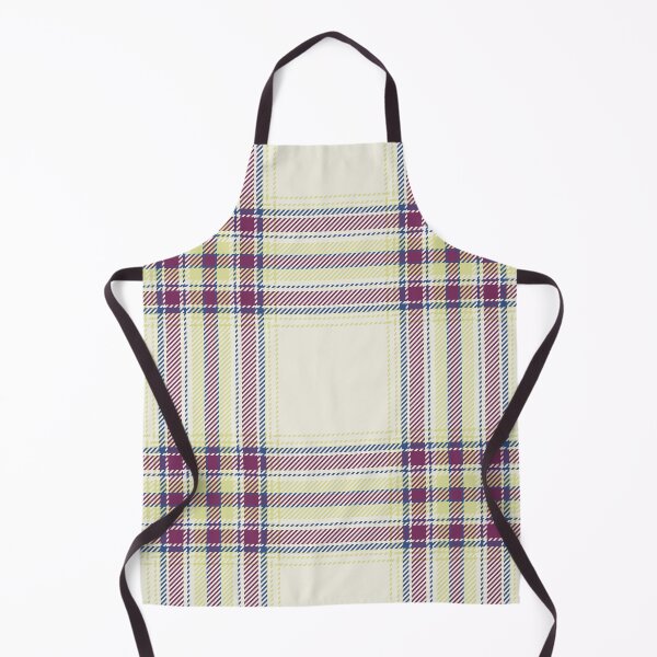 Item preview, Cream Plaid Tartan Burgundy Blue designed and sold by Zaya_art.