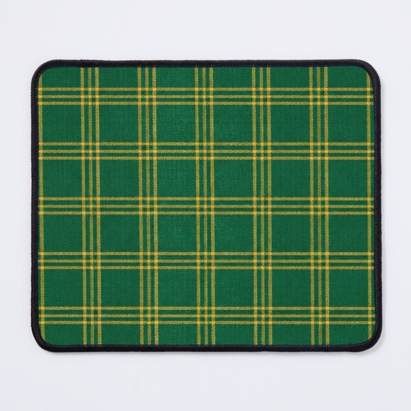 Item preview, Emerald Green and Gold Vintage Plaid Pattern designed and sold by zenjiinspired.
