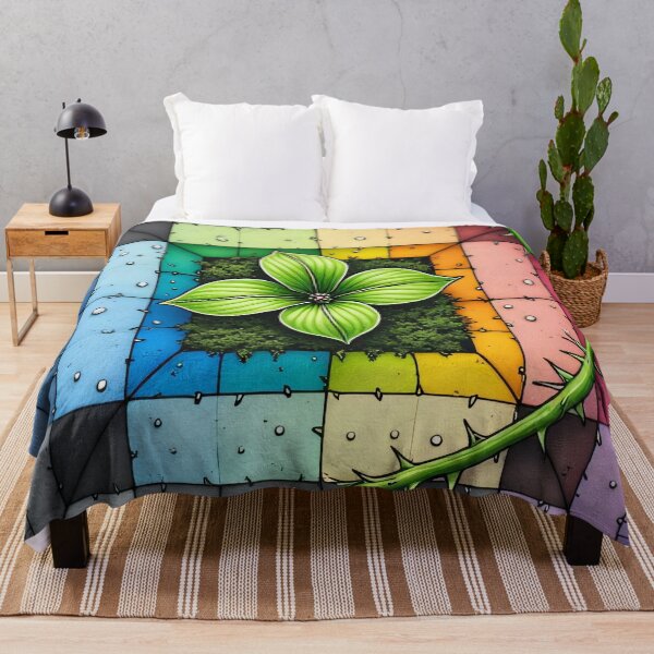 Item preview, A garden full of color is threatened by thorns. designed and sold by Mianku | Für das Leben.