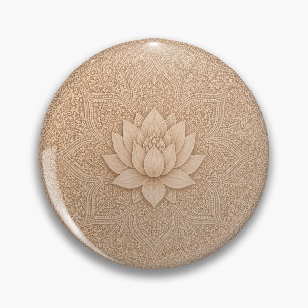 Item preview, Ivory Lotus Mandala Elegance designed and sold by aurelixagency.
