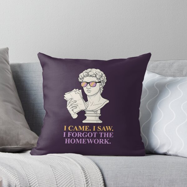 Item preview, I Came I Saw I Forgot The Homework - Dark Academia Student Humor designed and sold by SplashTastic.