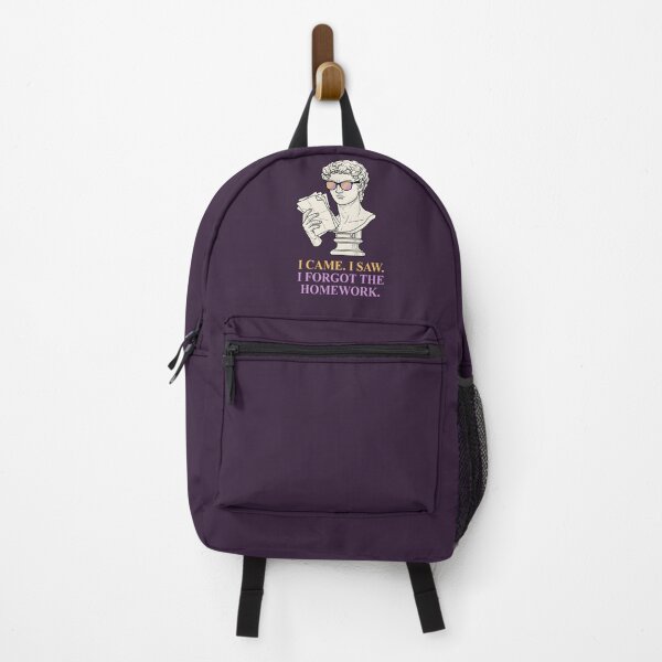 Item preview, I Came I Saw I Forgot The Homework - Dark Academia Student Humor designed and sold by SplashTastic.