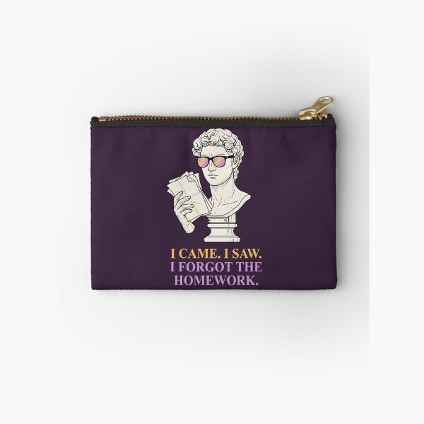 Item preview, I Came I Saw I Forgot The Homework - Dark Academia Student Humor designed and sold by SplashTastic.