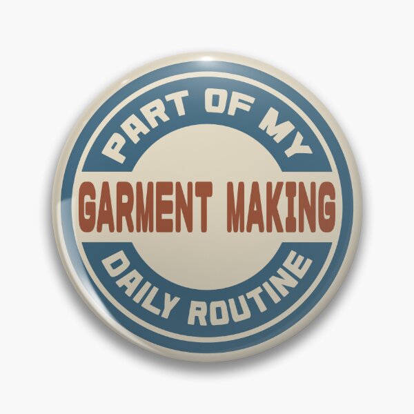 Item preview, Garment Making – Part of My Daily Routine Retro Logo designed and sold by MOCOPOCO.