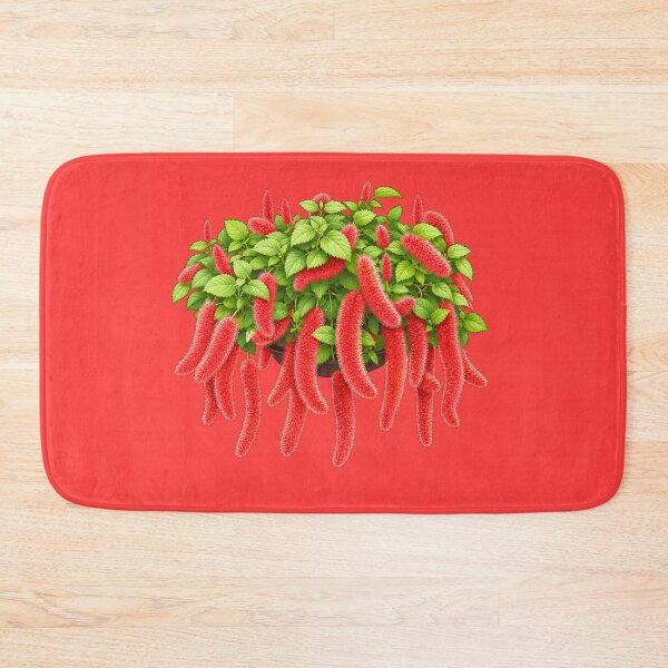 Item preview, Red Chenille Plant Botanical  designed and sold by bubblyn.