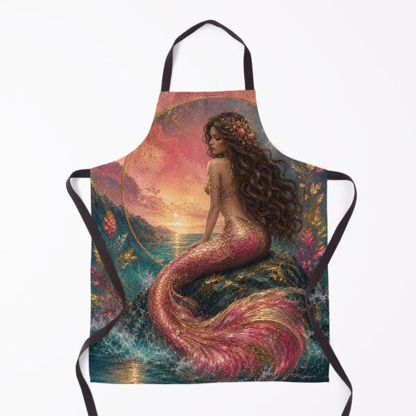 Item preview, Enchanting Sunset Mermaid designed and sold by aurelixagency.