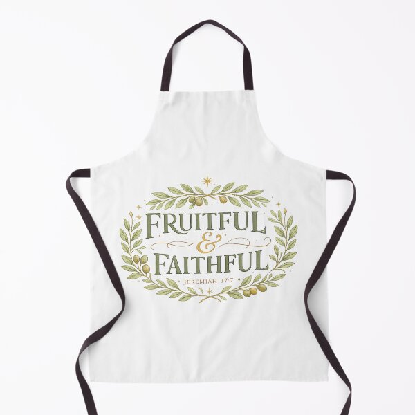 Item preview, Fruitful and Faithful Jeremiah 17:7 Christian Botanical Scripture Design designed and sold by SoulThread Studio.