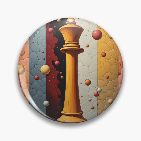 Item preview, King in a surreal chess game with colorful backgrounds designed and sold by Mianku | Für das Leben.