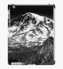 Mount Rainier in Black & White iPad Case/Skin