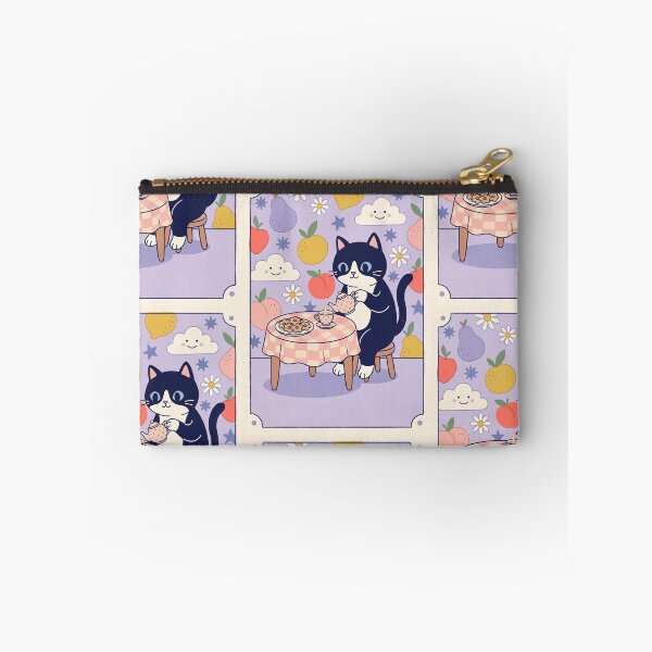 Item preview, Tuxedo Cat Tea Party – Cute Cozy Vintage Cat Illustration designed and sold by Cherry Dreams.
