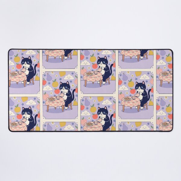 Item preview, Tuxedo Cat Tea Party – Cute Cozy Vintage Cat Illustration designed and sold by Cherry Dreams.