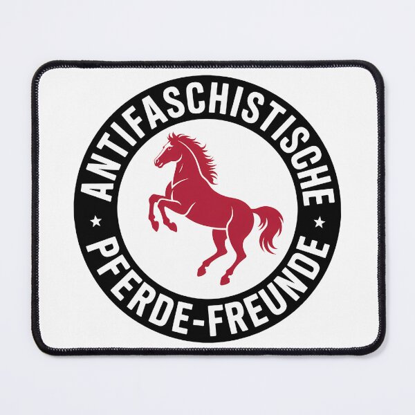 Item preview, Antifaschistische Pferde Freunde - Linke Antifaschismus Merch designed and sold by LoFizzy.