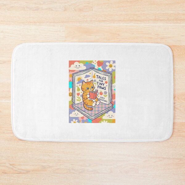Item preview, Cute Orange Tabby Reading a Book – Cozy Book Lover Cat designed and sold by Cherry Dreams.