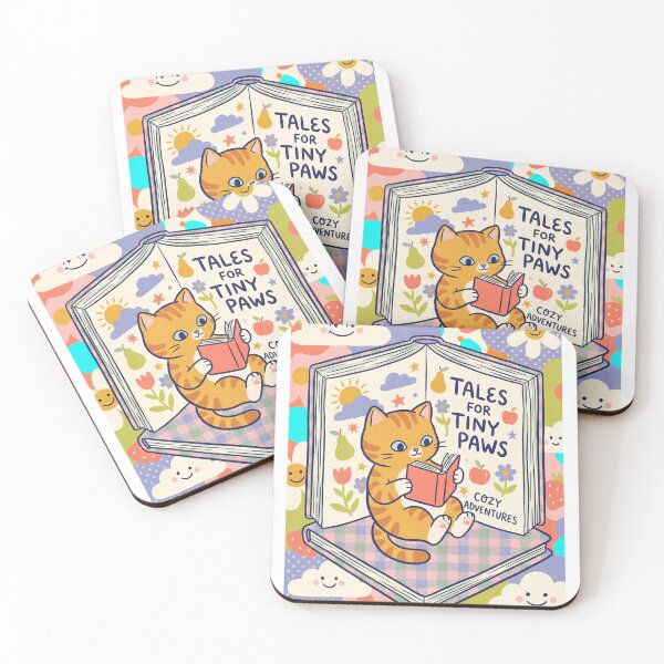 Item preview, Cute Orange Tabby Reading a Book – Cozy Book Lover Cat designed and sold by Cherry Dreams.