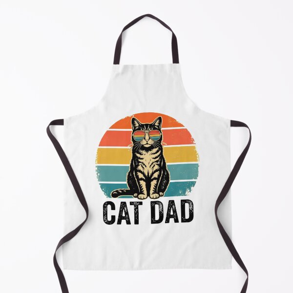 Item preview, Cat Dad Retro Sunset Cool Sunglasses Tabby Feline designed and sold by OlyvieArt.