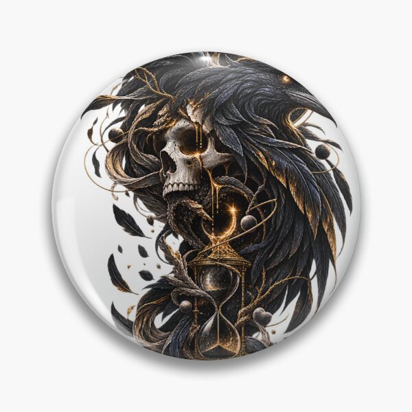 Item preview, The Raven of Time: Memento Mori & Solar Eclipse designed and sold by ELZI ID.