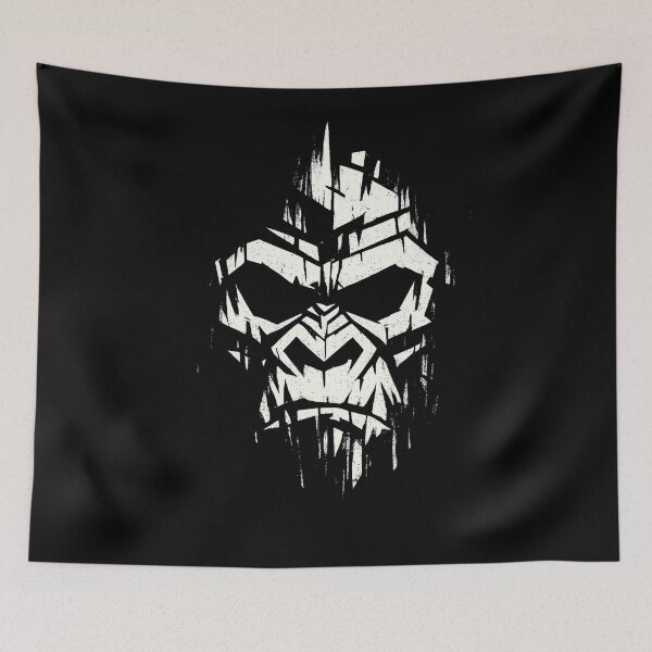Item preview, Brutalist Geometric Skull Shirt - Dark Streetwear Graphic Tee designed and sold by JonelCrafts.
