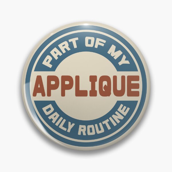 Item preview, Applique – Part of My Daily Routine Retro Logo designed and sold by MOCOPOCO.