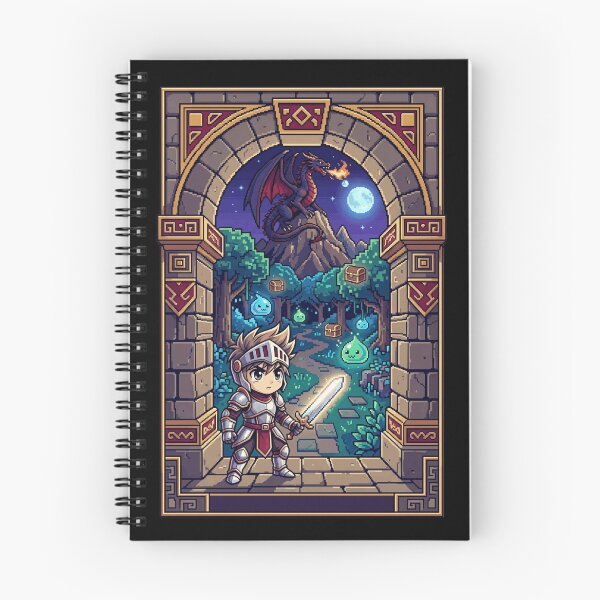 Item preview, Retro 16-Bit Pixel RPG Knight Dragon Quest Fantasy Gamer Aesthetic designed and sold by mood-draftsman.