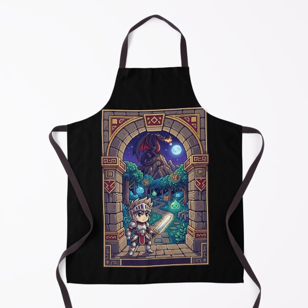 Item preview, Retro 16-Bit Pixel RPG Knight Dragon Quest Fantasy Gamer Aesthetic designed and sold by mood-draftsman.