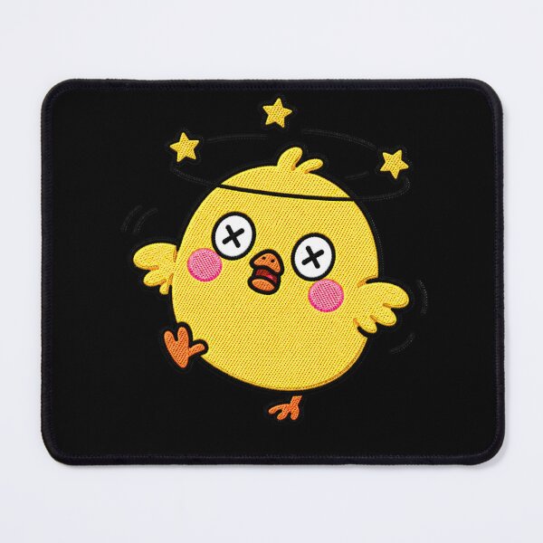 Item preview, Dizzy Chick Kawaii Embroidery Patch Illustration designed and sold by ColorSplash123.