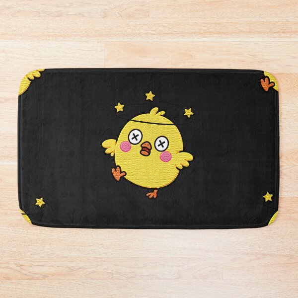 Item preview, Dizzy Chick Kawaii Embroidery Patch Illustration designed and sold by ColorSplash123.
