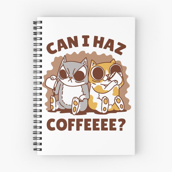 Item preview, Can I Haz Coffee Funny Grumpy Cat Meme Caffeine Addict designed and sold by Hilal-Studio.