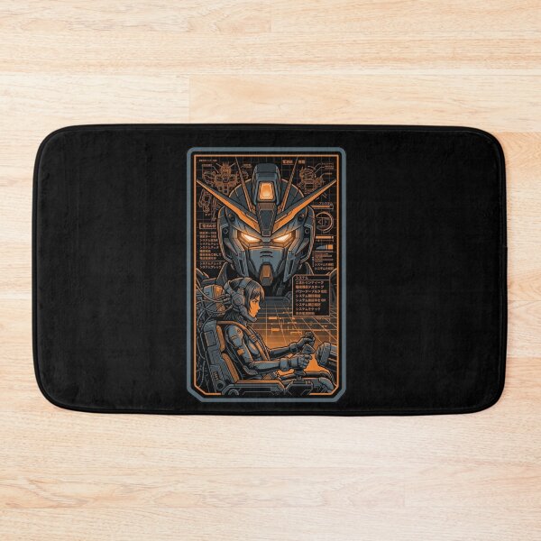 Item preview, Sci-Fi Anime Mecha Pilot Cockpit Cyberpunk Amber HUD Blueprint Aesthetic designed and sold by mood-draftsman.