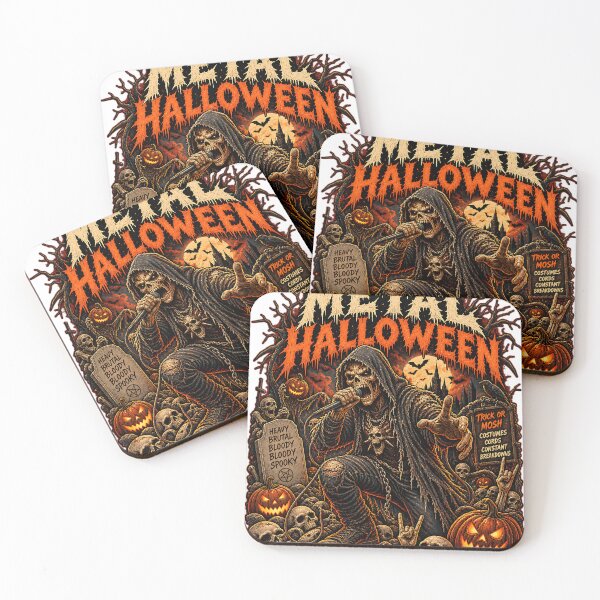 Item preview, Metal Halloween Trick or Mosh designed and sold by SpectacledBoi.